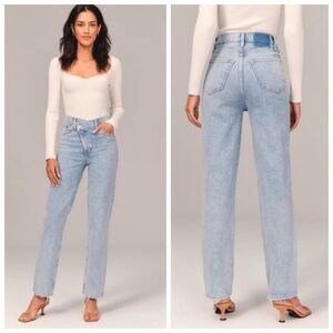 Abercrombie & Fitch 90s high rise jeans size 32 14 Tall